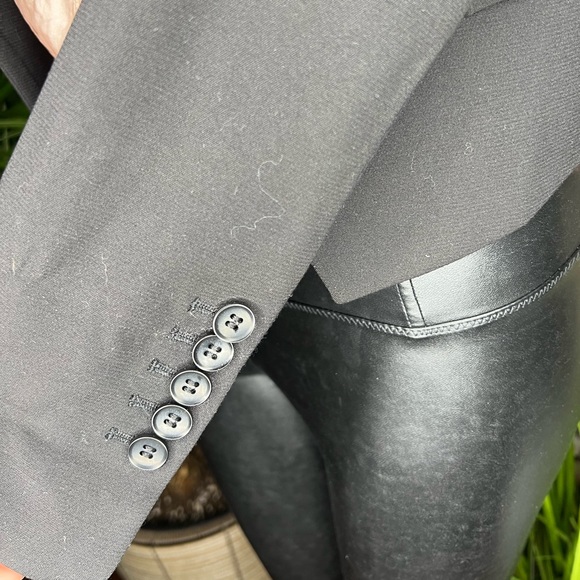 BCBG Lloyd Womens Open Front Asymmetrical Blazer - Picture 5 of 11